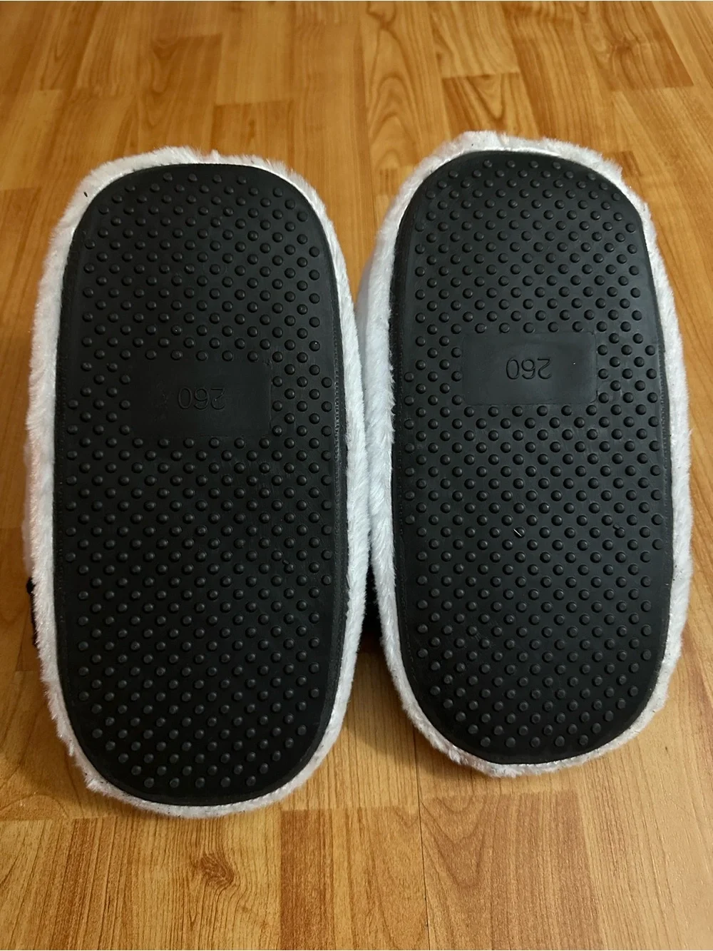 Kids Nike Inspired Plush Fuzzy Blue & Black Teddy Sneakers - Cozy Slip-On Shoes